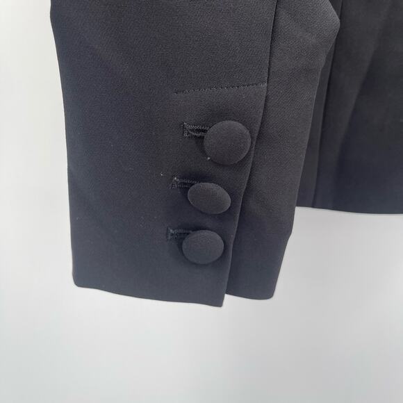 NEW BOSTON PROPER Blazer Size 4 Black NWOT Spandex Blend Stretch Business Casual - Picture 10 of 13